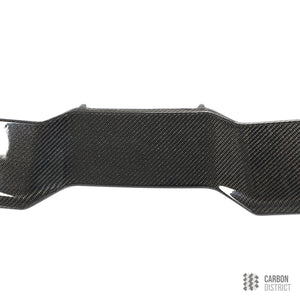 VW Golf Mk8 carbon fibre spoiler — UV-stable gloss finish detail