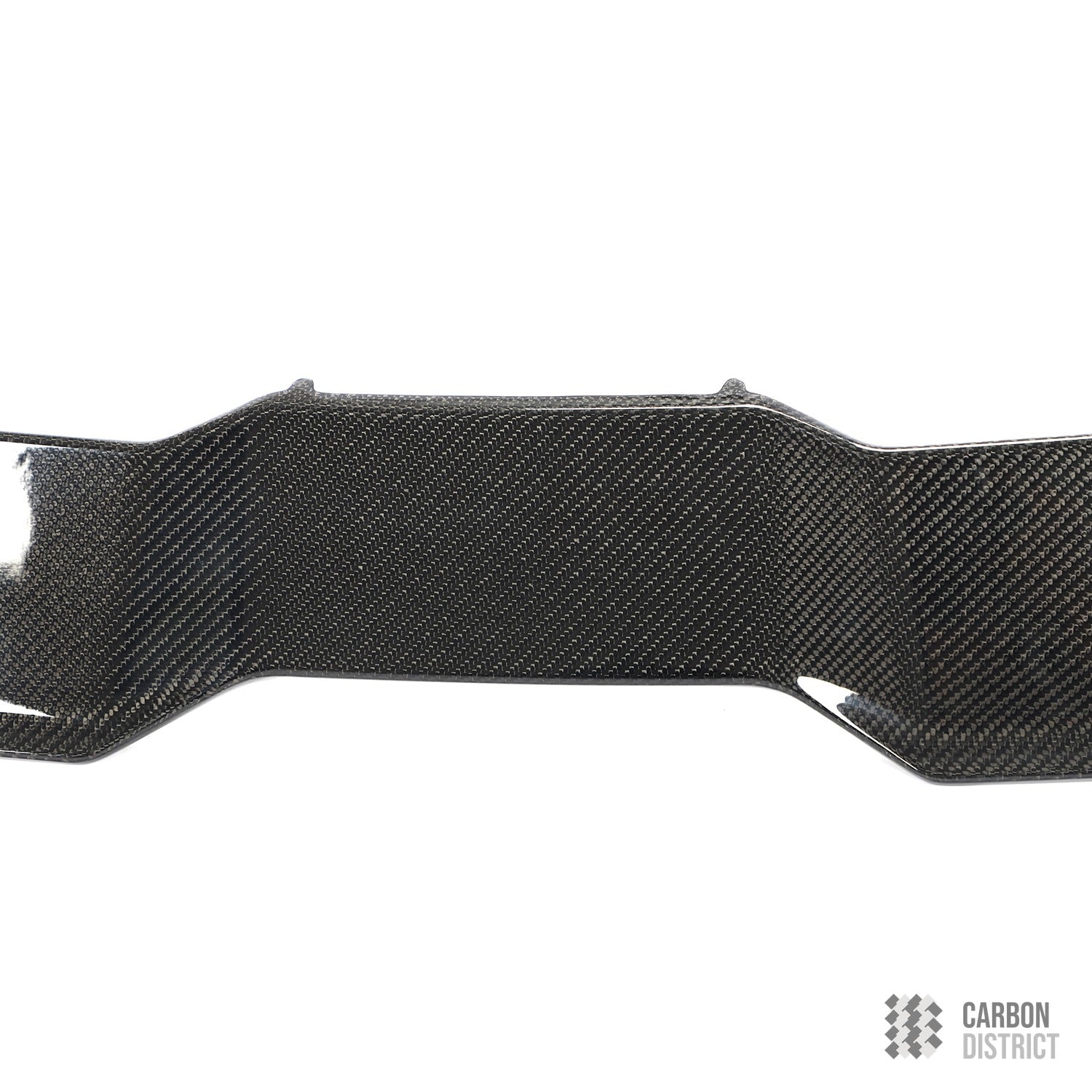 VW Golf Mk8 carbon fibre spoiler — UV-stable gloss finish detail
