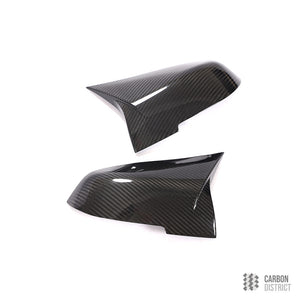 BMW 1 Series (F20) carbon fibre mirror caps (M3 Style) — made to order in genuine carbon fibre