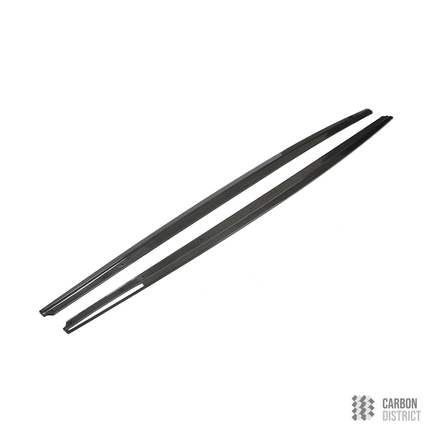 BMW 5 Series (F10) carbon fibre side skirts — fits 2011-2016