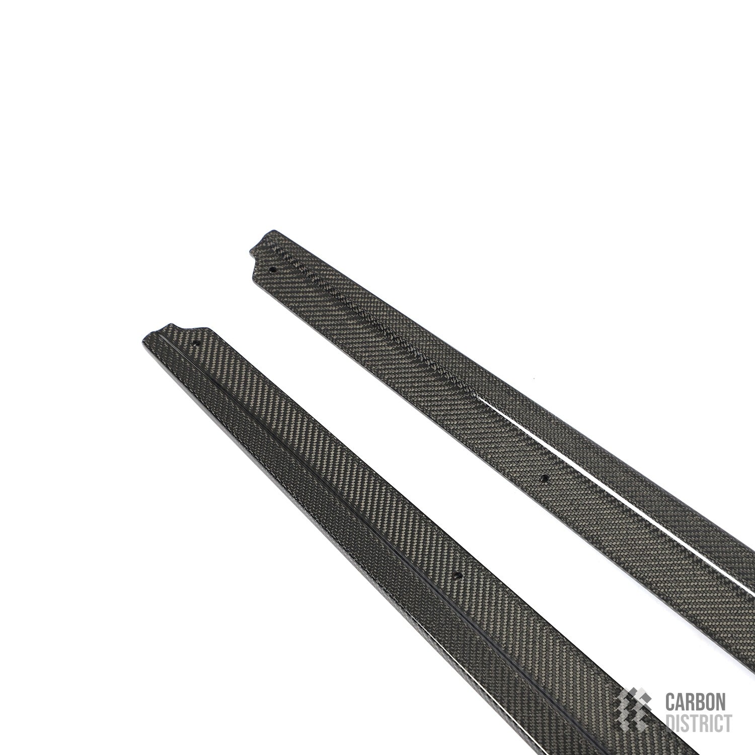 BMW 5 Series (F10) carbon fibre side skirts — made to order in genuine carbon fibre