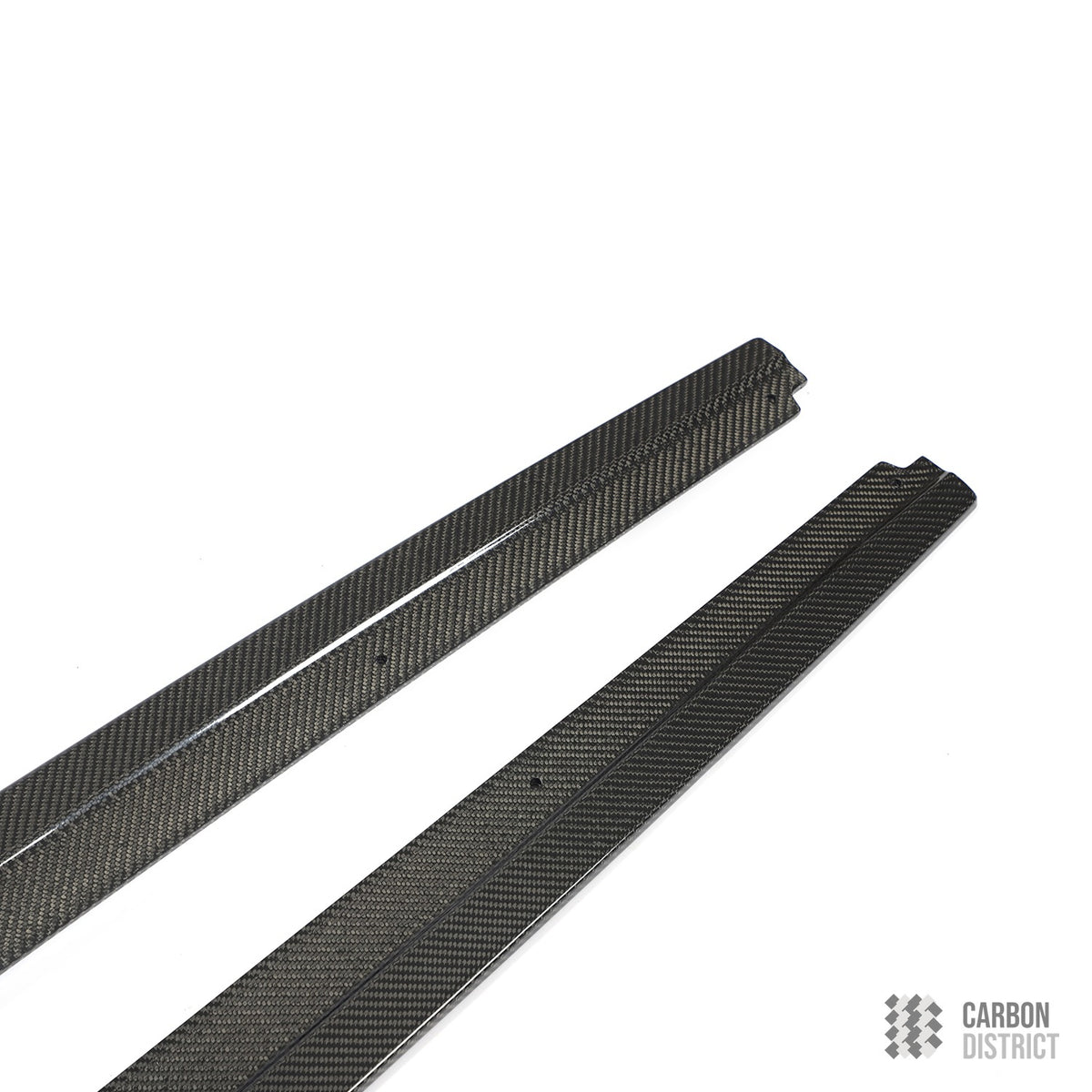 BMW 5 Series (F10) carbon fibre side skirts — full product view