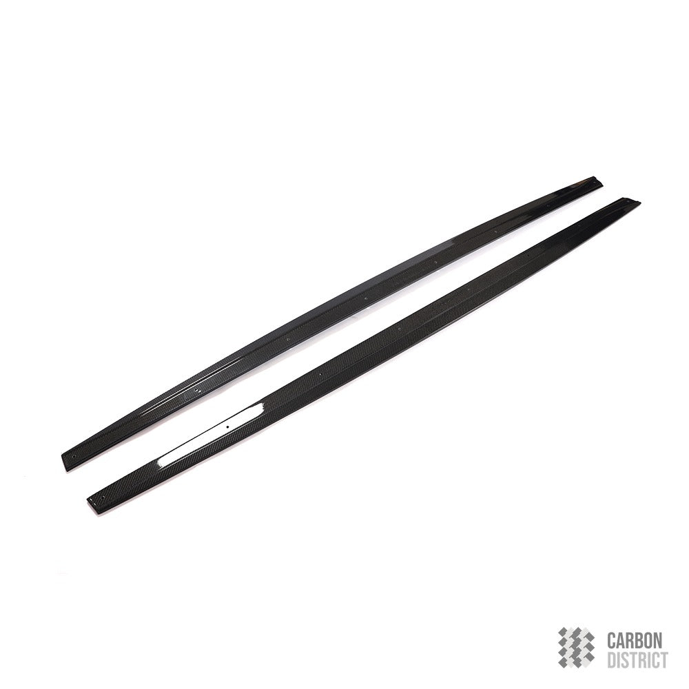 BMW M3/M4 (F8x) carbon fibre side skirts — fits 2014-2019