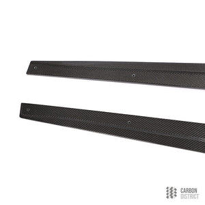 BMW M3/M4 (F8x) carbon fibre side skirts — made to order in genuine carbon fibre