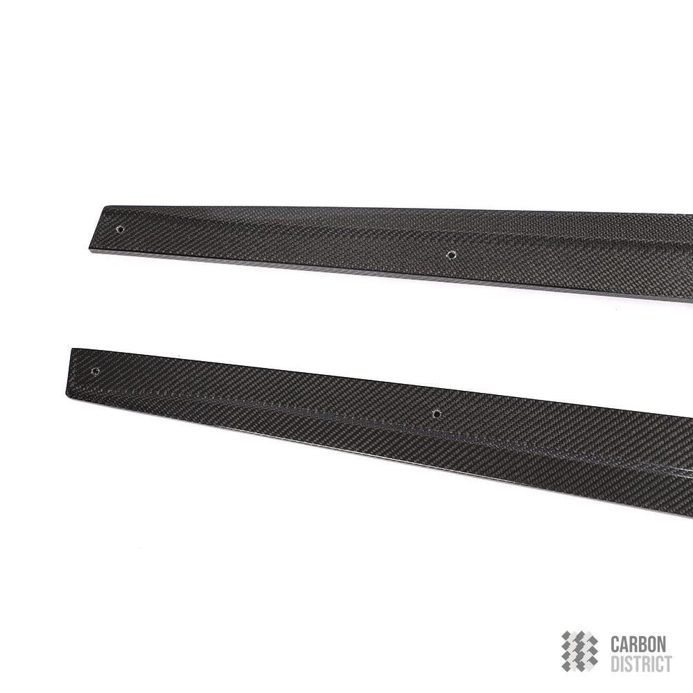 BMW M3/M4 (F8x) carbon fibre side skirts — made to order in genuine carbon fibre