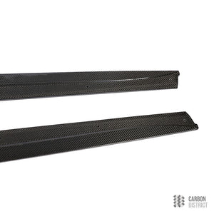 BMW M3/M4 (F8x) carbon fibre side skirts — full product view