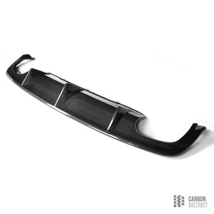 Audi S5 (B8/B8.5) carbon fibre rear diffuser — 3K twill gloss finish