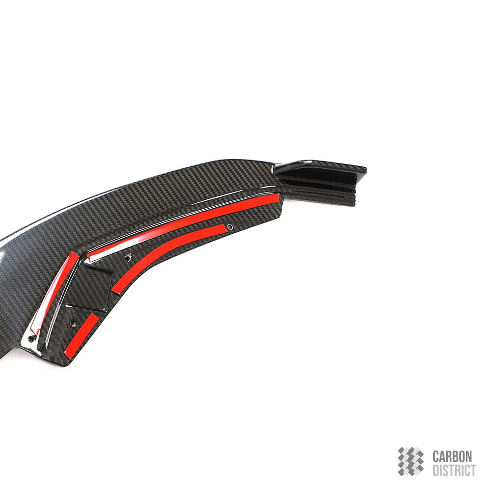 Audi RS3 (8Y) carbon fibre front lip — full product view