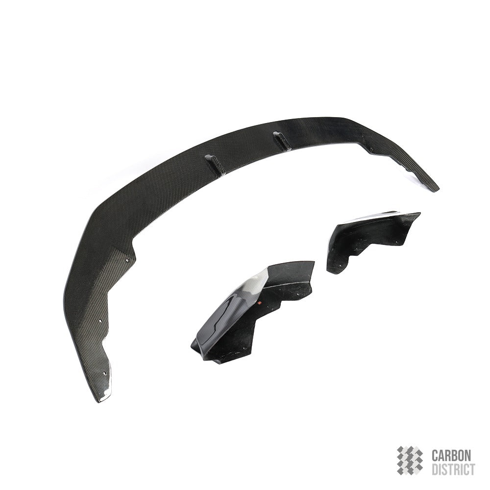 BMW 1 Series (F20) carbon fibre front lip — fits 2011-2019