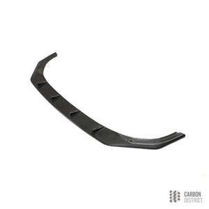 VW Golf Mk8 carbon fibre front lip — 3K twill gloss finish