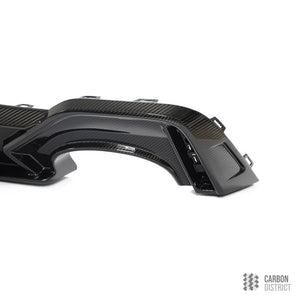 Audi RS6/RS7 (C8) dry carbon fibre rear diffuser — fits 2019+