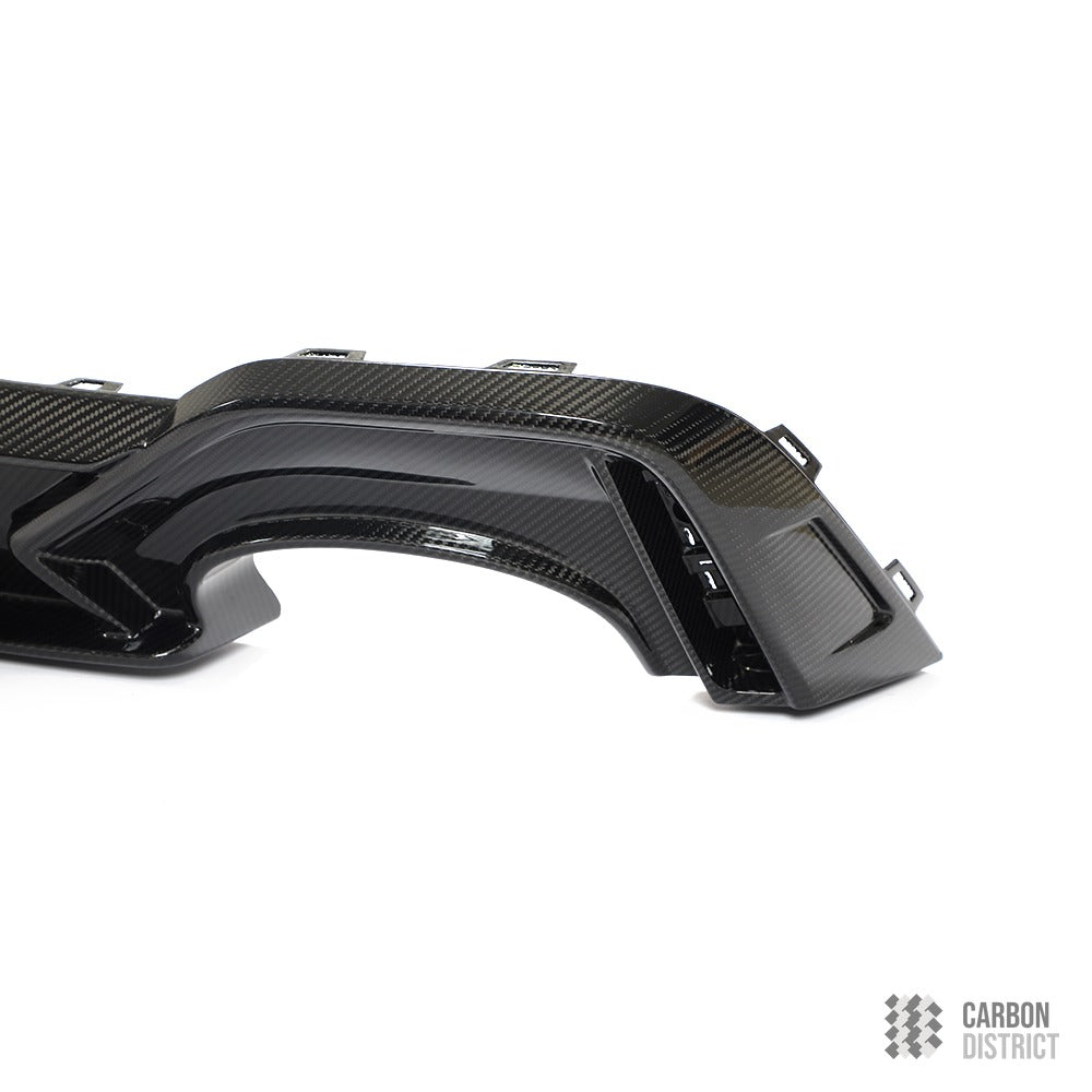 Audi RS6/RS7 (C8) dry carbon fibre rear diffuser — fits 2019+