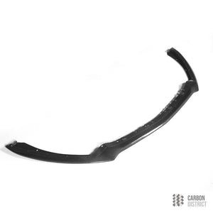 Ford Mustang carbon fibre front lip — 3K twill gloss finish