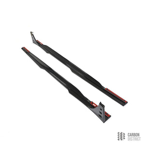 Audi RS6/RS7 (C8) dry carbon fibre side skirts — fits 2019+