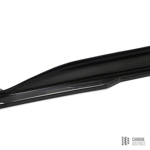 Audi RS6/RS7 (C8) dry carbon fibre side skirts — made to order in genuine carbon fibre