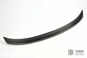 BMW 3 Series (E92) carbon fibre spoiler (Style A) — 3K twill gloss finish