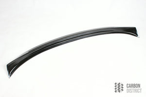 BMW 3 Series (E92) carbon fibre spoiler (Style A) — UV-stable gloss finish detail