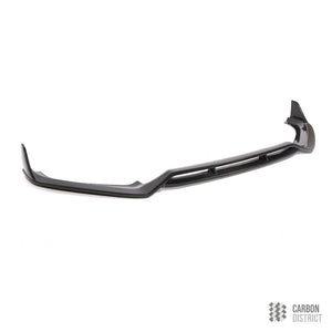 Audi A4/S4 (B9) carbon fibre front lip (V2) — 3K twill gloss finish