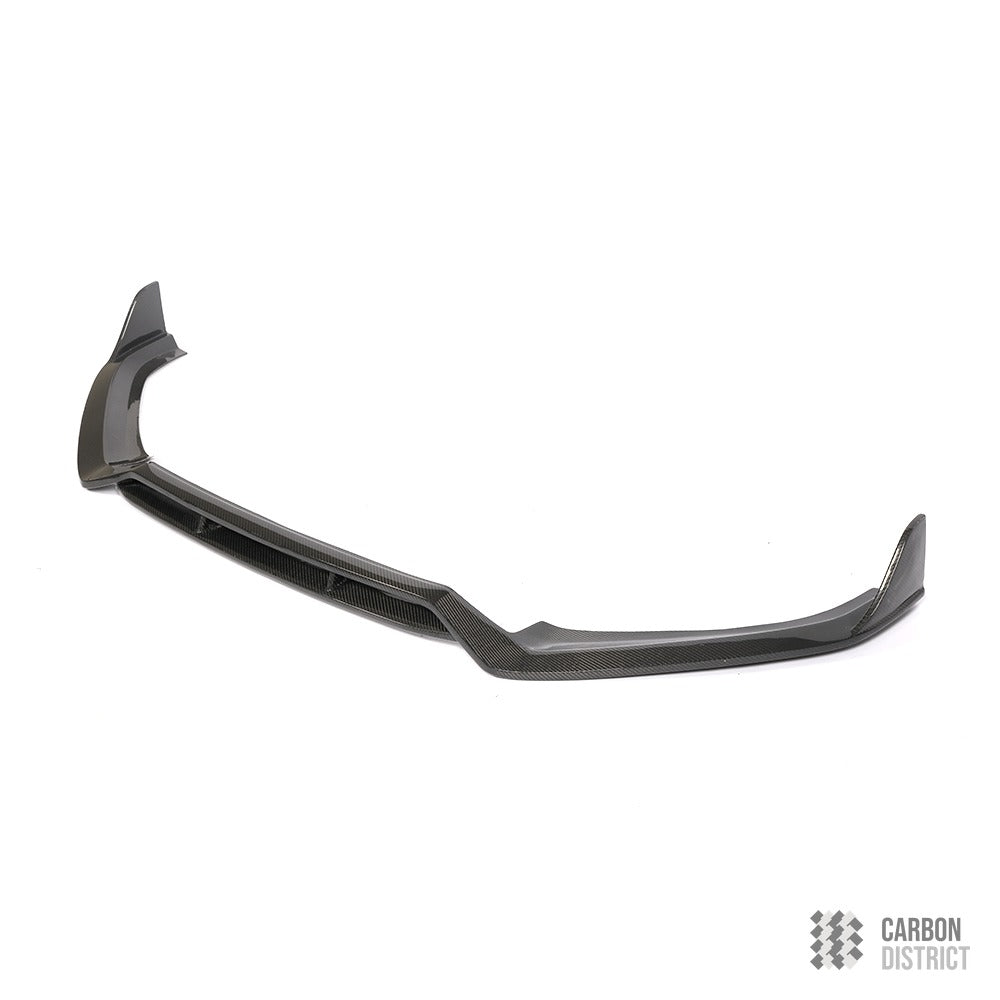 Audi A4/S4 (B9) carbon fibre front lip (V2) — fits 2016+