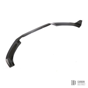Audi A4/S4 (B9) carbon fibre front lip (V2) — UV-stable gloss finish detail