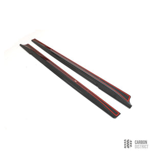 Tesla Model 3 (Highland) carbon fibre side skirts — fits 2024+