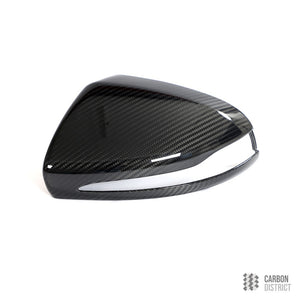 Mercedes E-Class (W213) carbon fibre mirror caps — made to order in genuine carbon fibre