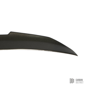 BMW 5 Series (E60) carbon fibre spoiler — 3K twill gloss finish