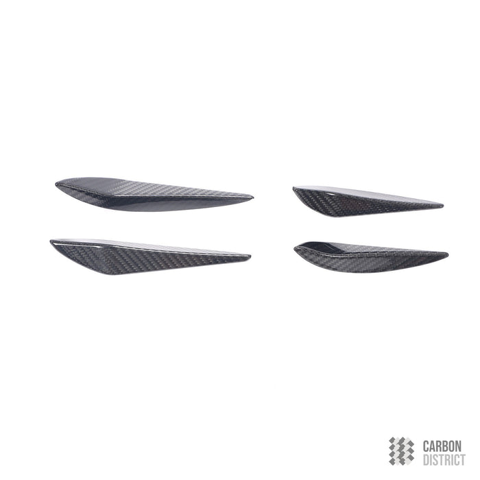 BMW M3 (G80) Dry Carbon Fibre Front Bumper Canards