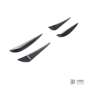 BMW M3 (G80) carbon fibre front canards — fits 2021+
