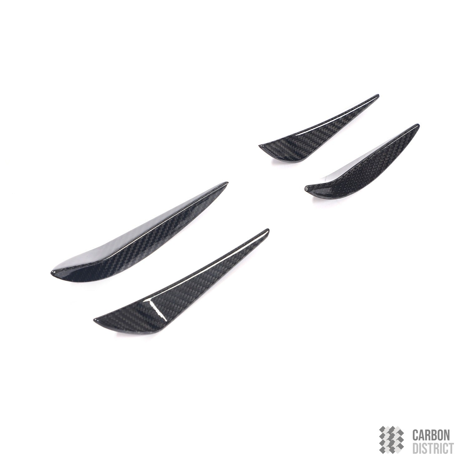 BMW M3 (G80) carbon fibre front canards — fits 2021+