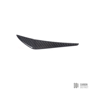 BMW M3 (G80) carbon fibre front canards — made to order in genuine carbon fibre