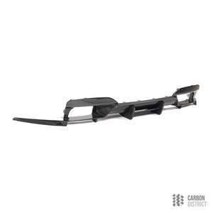 BMW M6 (F06/F12/F13) carbon fibre rear diffuser — fits 2012-2018