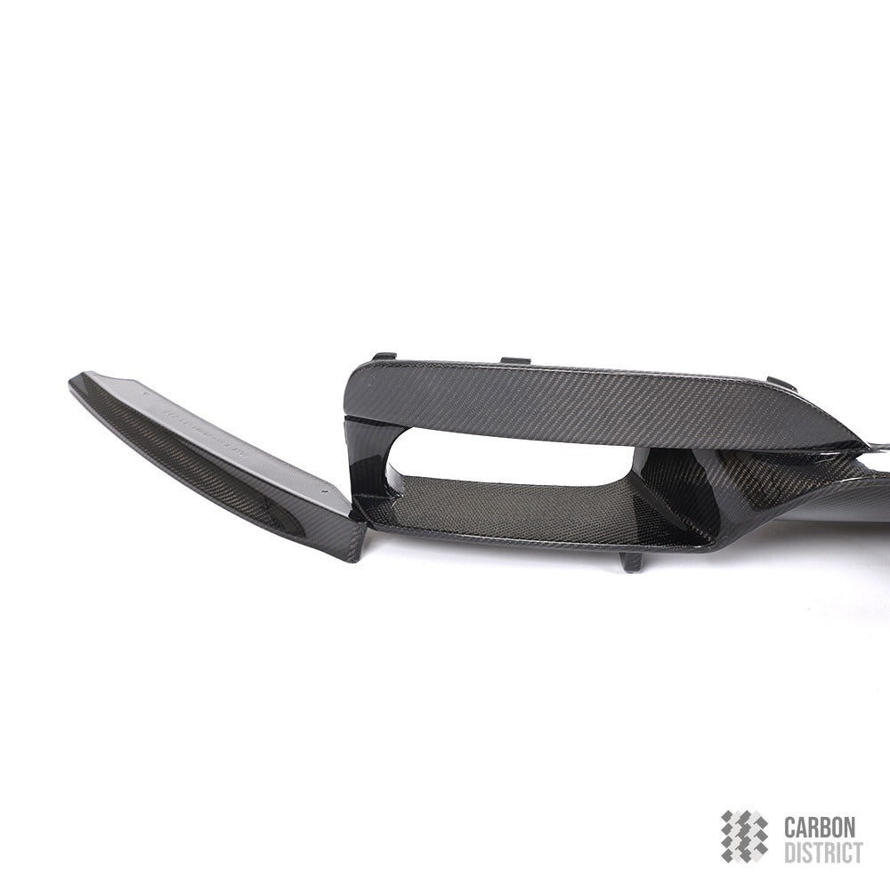 BMW M6 (F06/F12/F13) carbon fibre rear diffuser — made to order in genuine carbon fibre