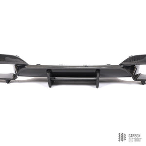 BMW M6 (F06/F12/F13) carbon fibre rear diffuser — UV-stable gloss finish detail