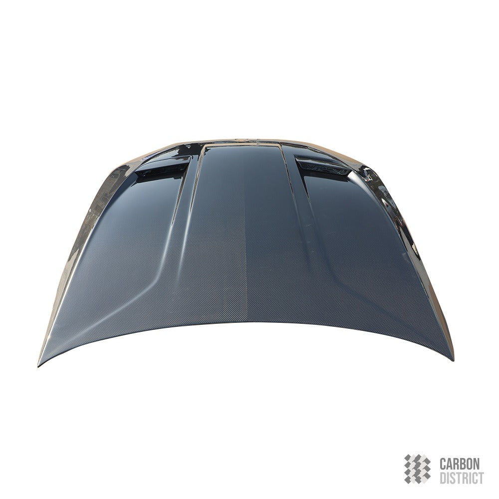 BMW M5 (F90) prepreg dry carbon fibre bonnet — fits 2018-2022
