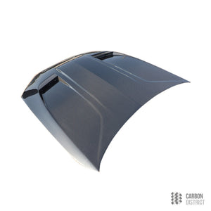 BMW M5 (F90) prepreg dry carbon fibre bonnet — made to order in genuine carbon fibre