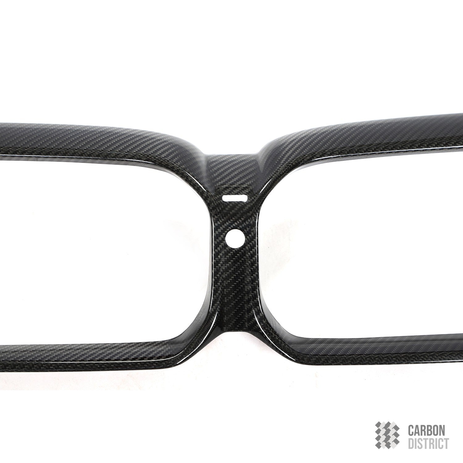 BMW M5 (F90 Facelift) dry carbon fibre kidney grille — dry carbon weave