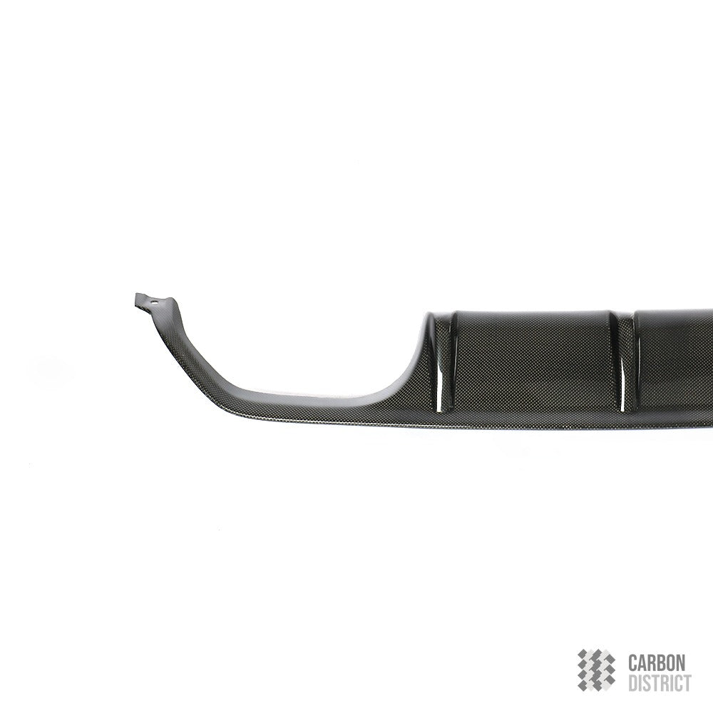 BMW M3/M4 (F8x) carbon fibre rear diffuser — 3K twill gloss finish