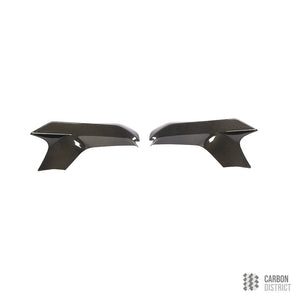 BMW M5 (F90) carbon fibre front splitter winglets
