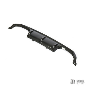 BMW M3/M4 (F8x) carbon fibre rear diffuser — UV-stable gloss finish detail