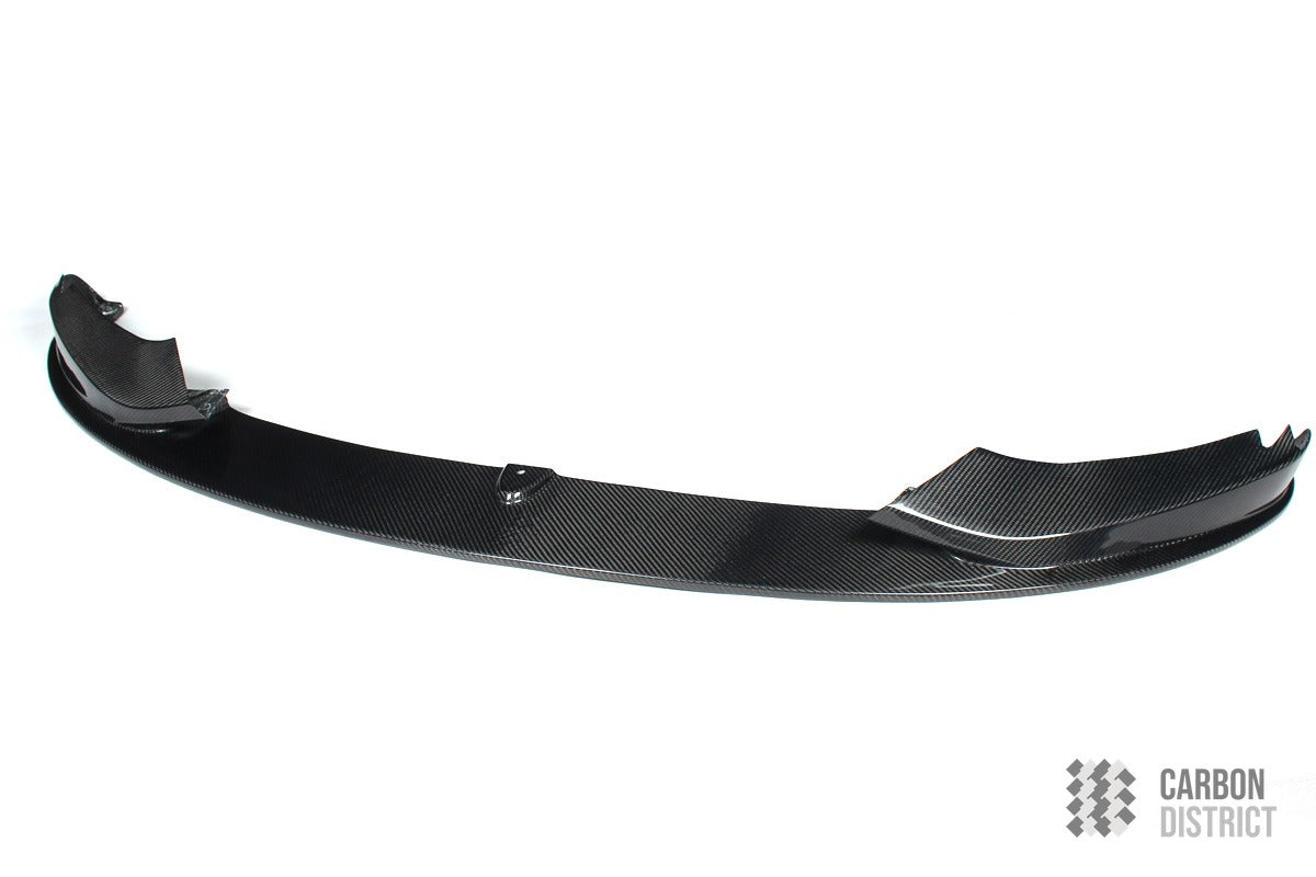 BMW 4 Series (F32/F33/F36) carbon fibre front lip (M-Tech) — fits 2013-2019