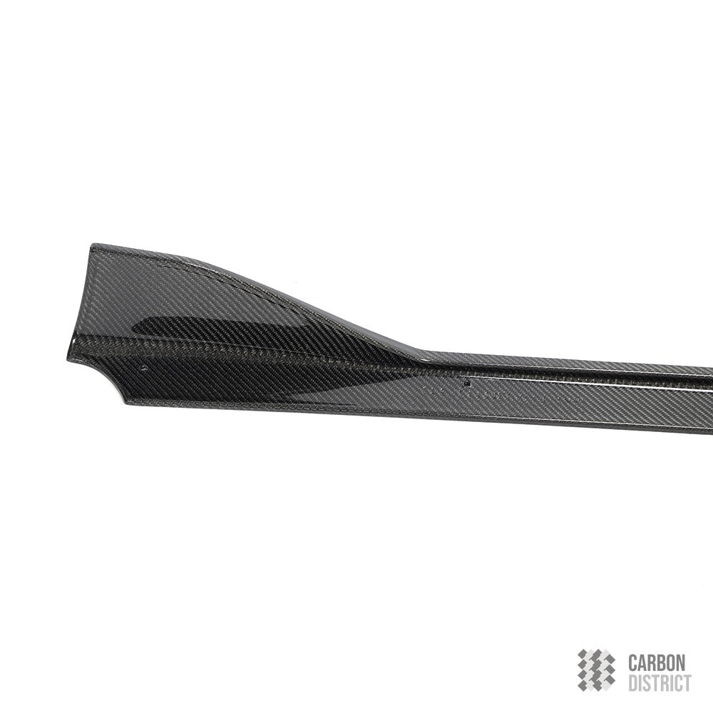 Toyota Supra (A90) carbon fibre side skirts — fits 2019+