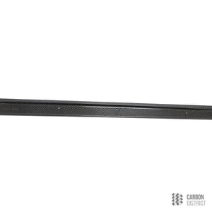 Toyota Supra (A90) carbon fibre side skirts — UV-stable gloss finish detail