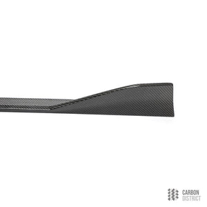 Toyota Supra (A90) carbon fibre side skirts — full product view