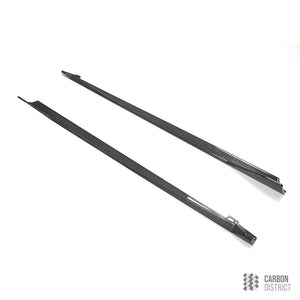 Toyota Supra (A90) carbon fibre side skirts — made to order in genuine carbon fibre