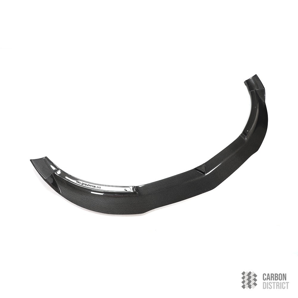 Mercedes Benz A Class (W176) carbon fibre front lip — fits 2012-2018
