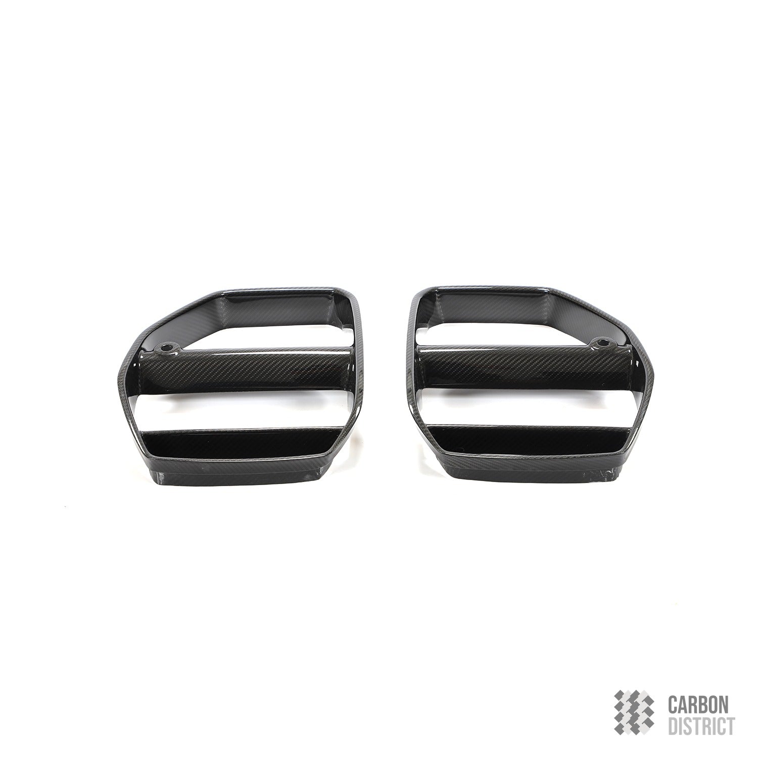 BMW M3/M4 (G80/G82/G83) dry carbon fibre GT4 front grille — dry carbon weave