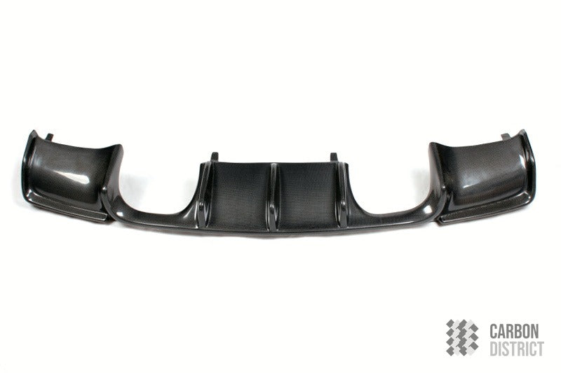 BMW M3 (E92/E93) carbon fibre rear diffuser — 3K twill gloss finish