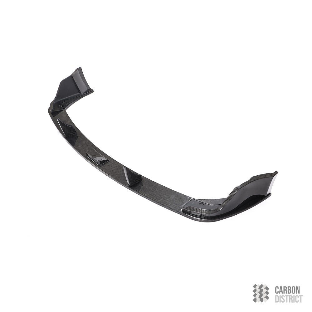 Toyota Supra (A90) carbon fibre rear diffuser (Lip Style) — 3K twill gloss finish