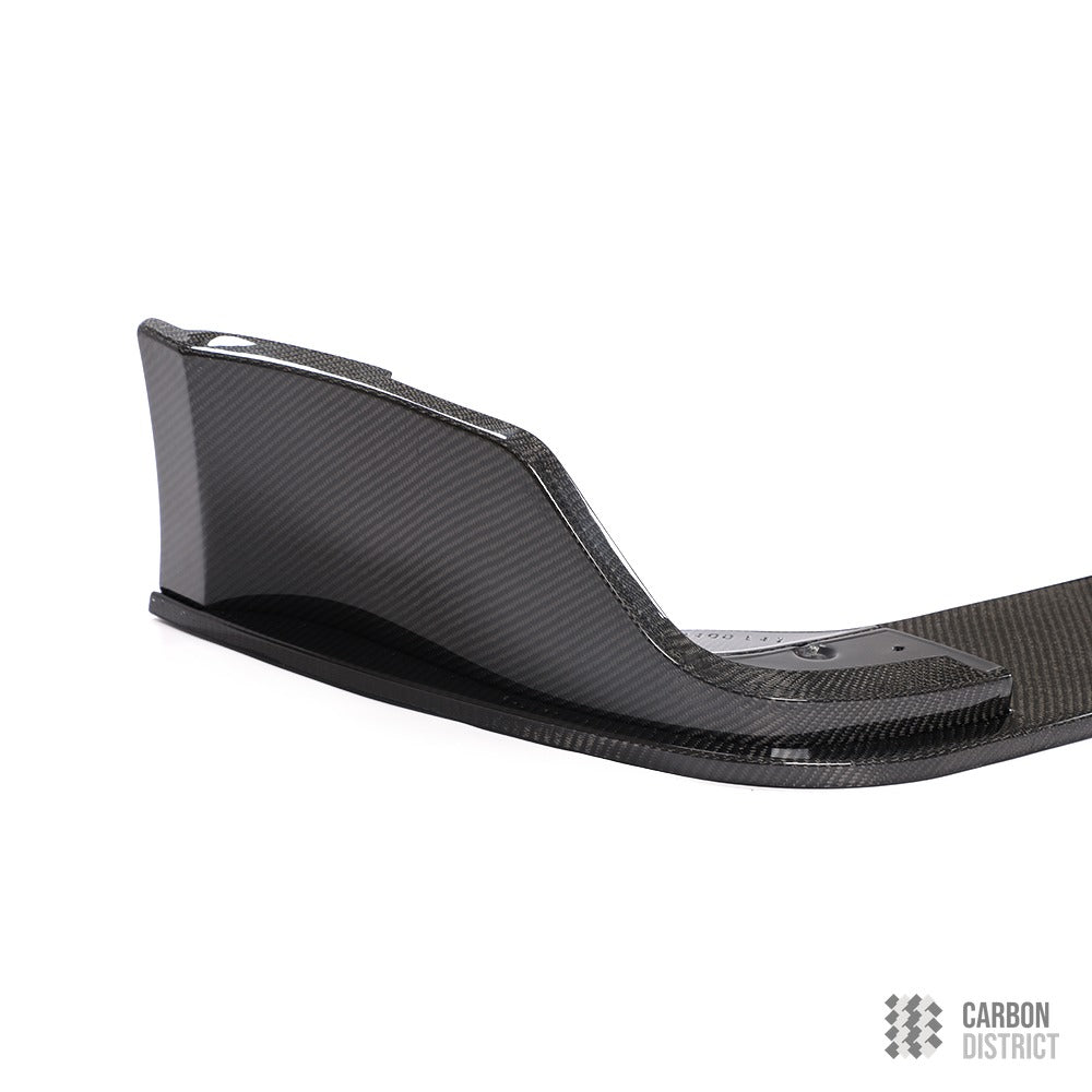 Toyota Supra (A90) carbon fibre rear diffuser (Lip Style) — made to order in genuine carbon fibre